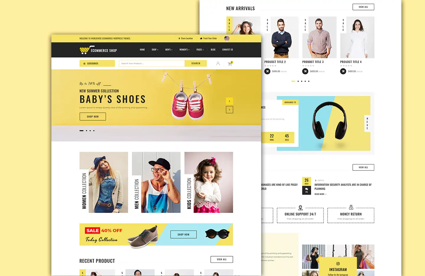WordPress E-Commerce Store Project