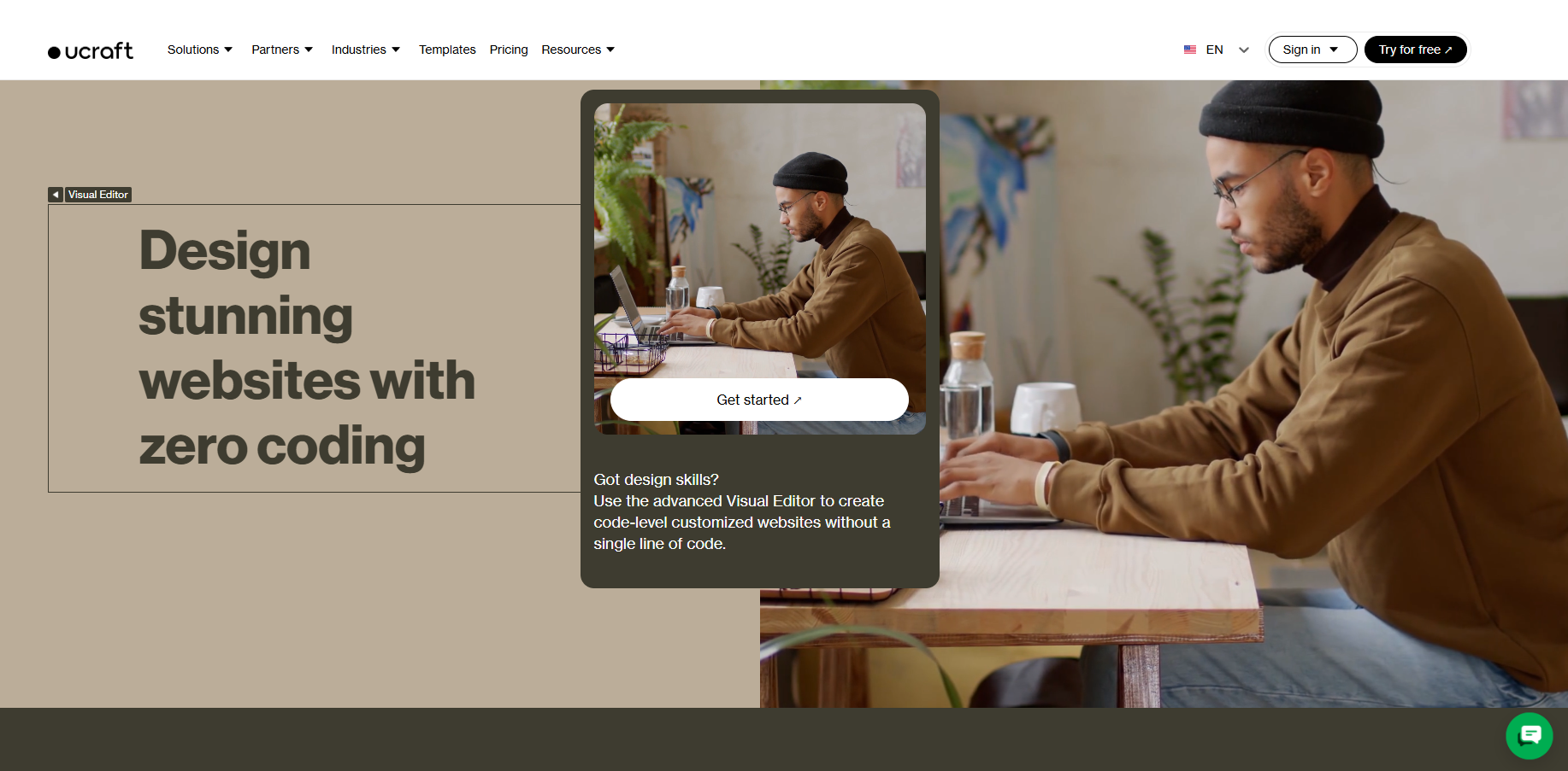 Ucraft Visual Editor