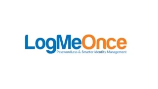 LogMeOnce logo on white background