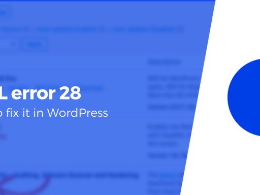 How to Fix "cURL Error 28" on WordPress Sites