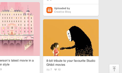 UI design pattern tips: jump to section