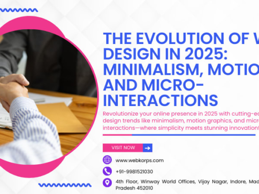 The Evolution of Web Design in 2025: Minimalism, Motion, and Micro-Interactions
