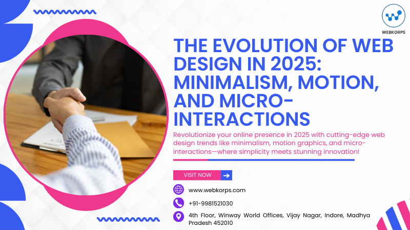 The Evolution of Web Design in 2025: Minimalism, Motion, and Micro-Interactions