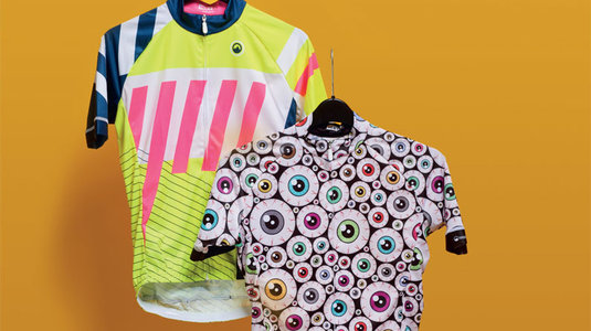 Two artist-Milltag collaborations: JBG by graphic designer Jamie Banks-George, and Eyes by illustrator Sam Dunn