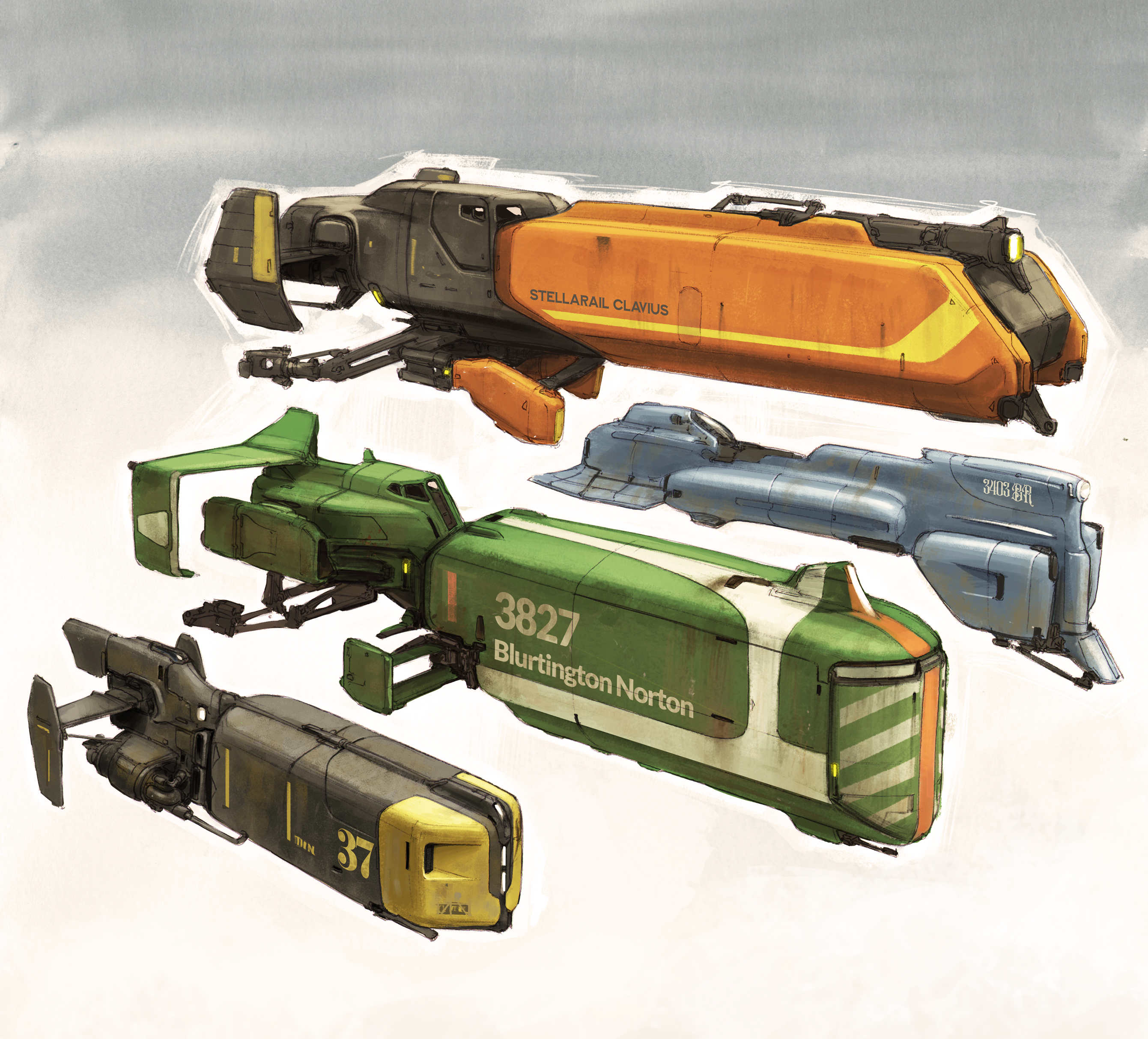 Design epic vehicles; four vehicle designs