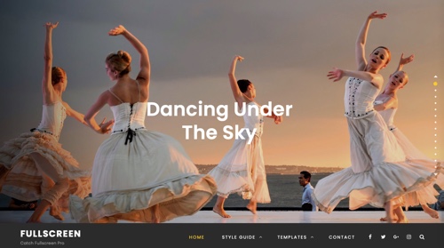 Home page of Catch Fullscreen