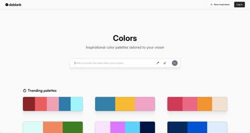 Home page of Deblank Colors Home page of Deblank Colors