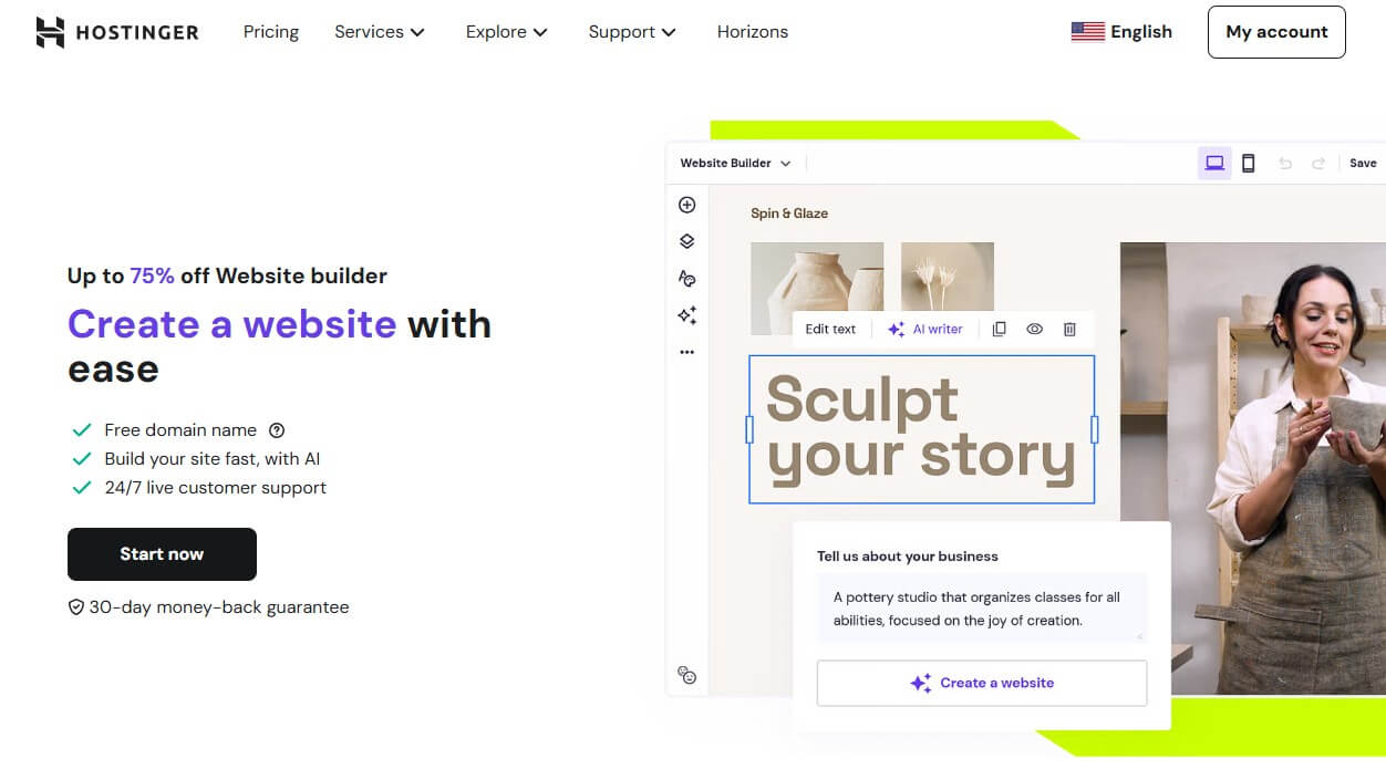 Hostinger Website Builder