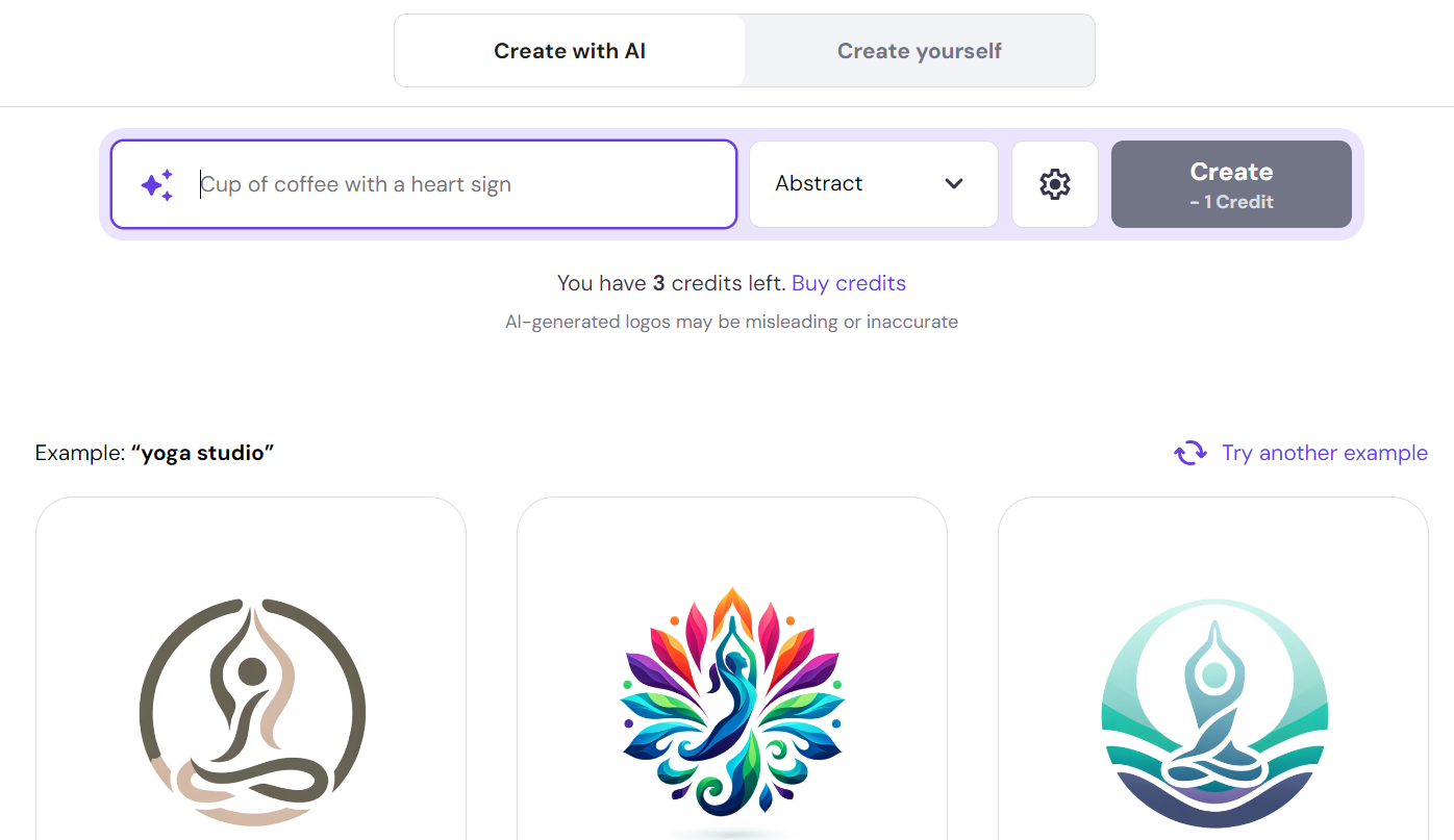 Hostinger's AI Logo Maker