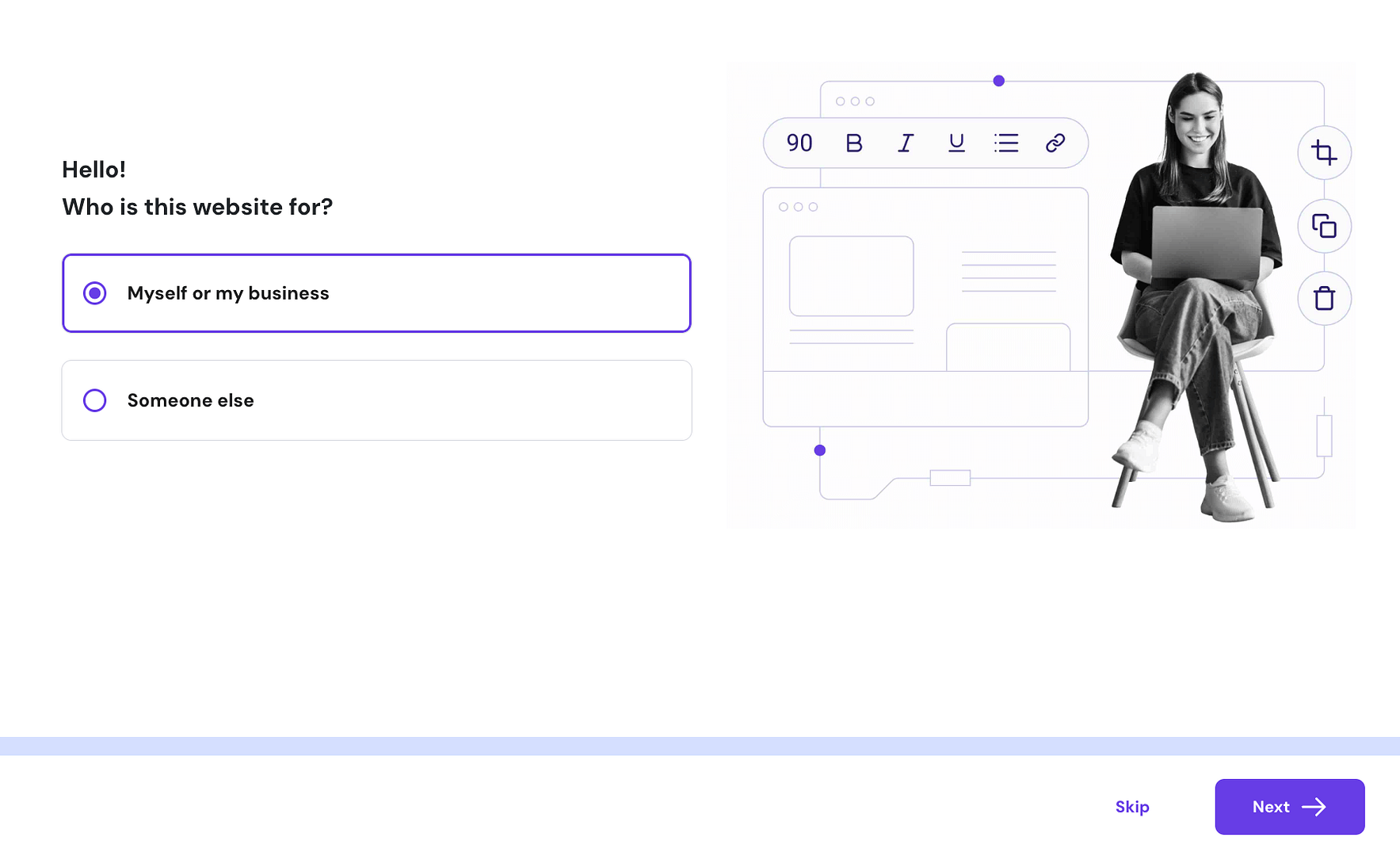 Hostinger onboarding