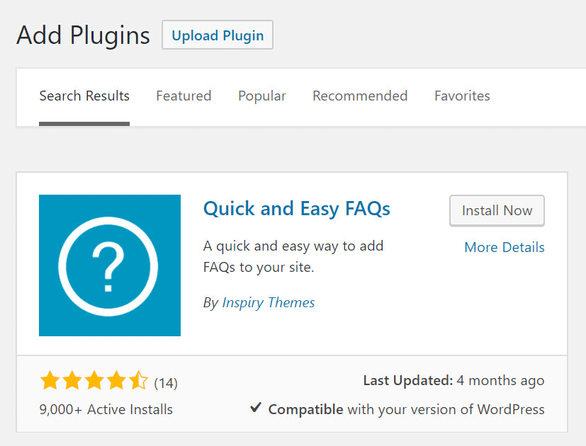 Install WordPress FAQ.