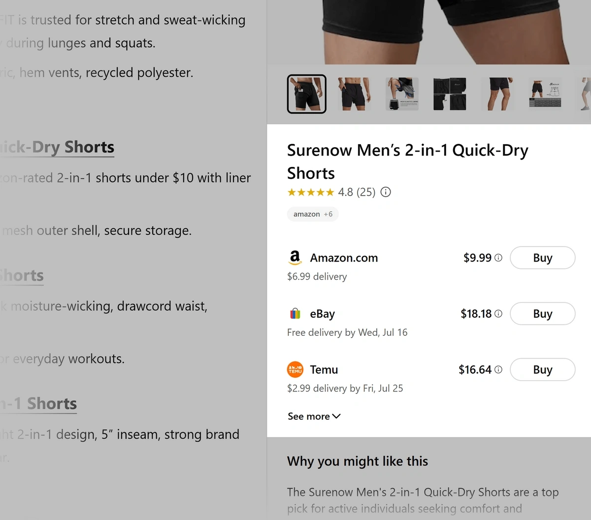 Shopify product carousel in ChatGPT