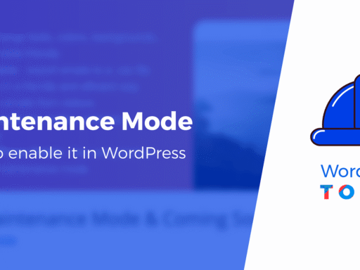 How to Enable Maintenance Mode in WordPress (In 4 Steps)
