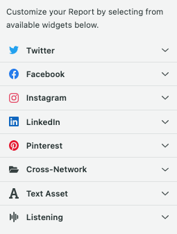 Sprout’s customizable widgets