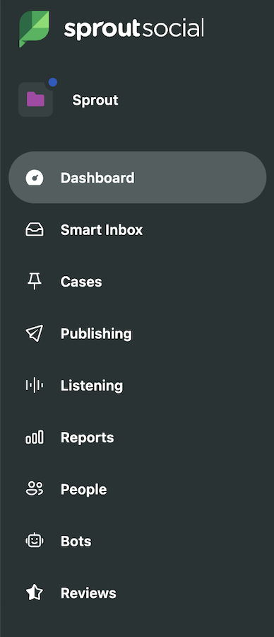 Sprout Social’s reporting dashboard