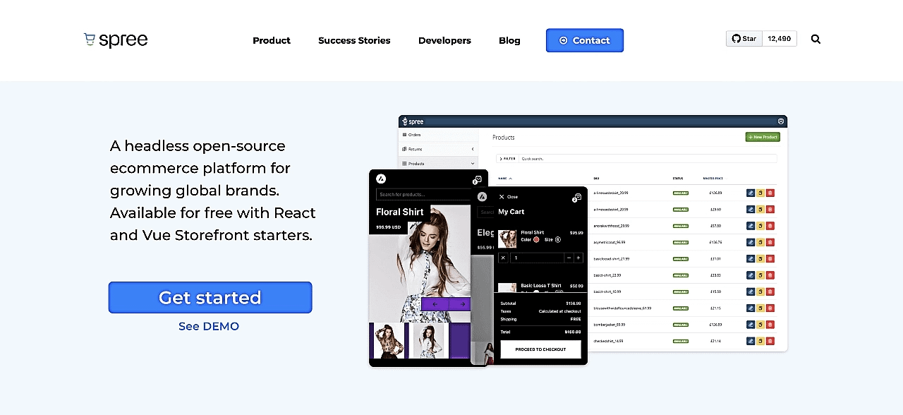 Spree Commerce is among the best cheap ecommerce platforms.