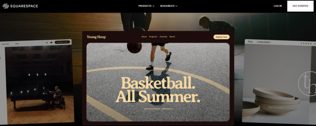 Squarespace Homepage