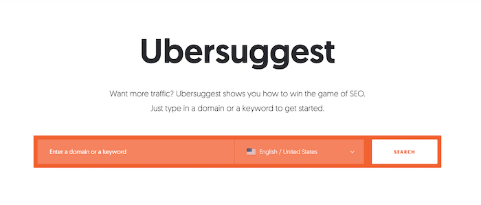 Ubersuggest Ubersuggest