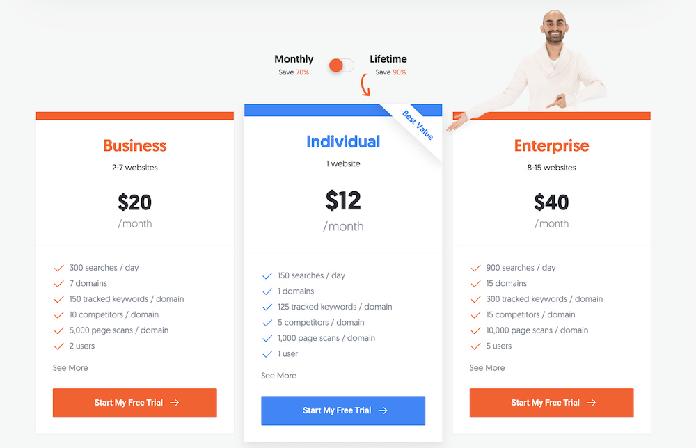 Ubersuggest Pricing Ubersuggest Pricing