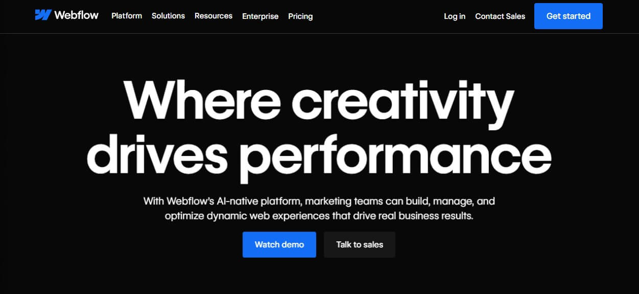 Webflow Home Page