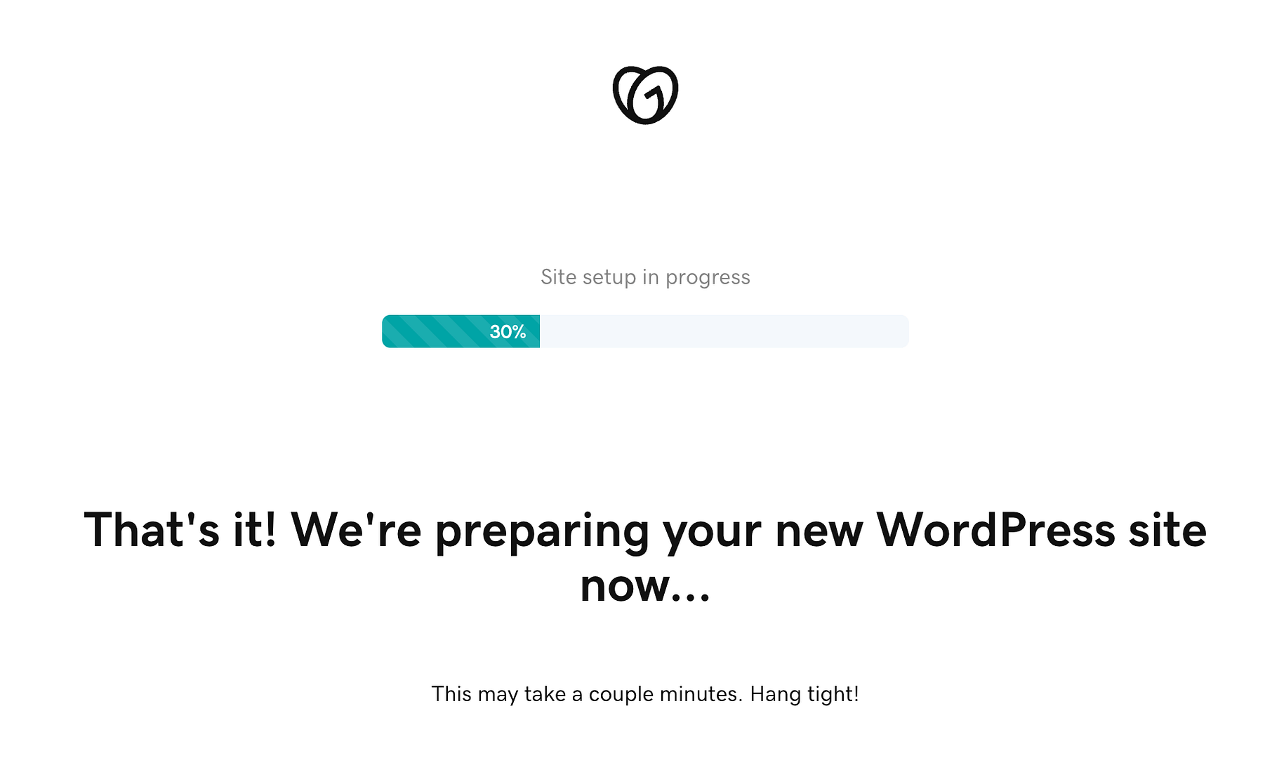 WordPress site ready