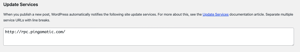 Writing Screen Option