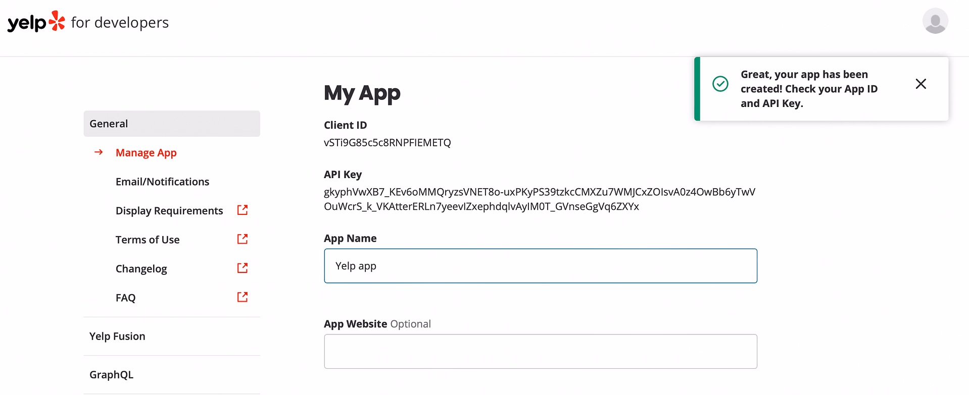 How to find your Yelp API Key to use a WordPress Yelp plugin 