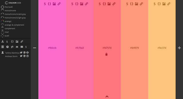 colour tools colourcode