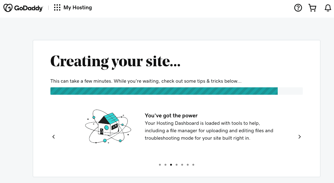GoDaddy's WordPress Hosting