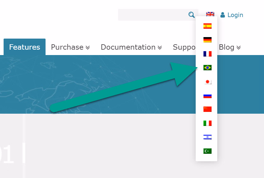 set WordPress language