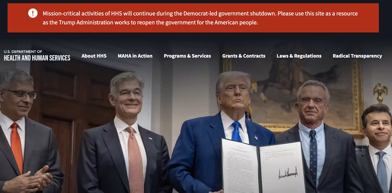 Blaming the shutdown on Democrats has legal and political risks