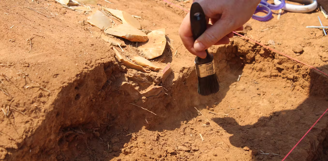 We found a cache of rare Aboriginal artefacts, telling a story of trade and ingenuity