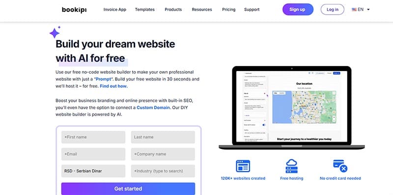 free ai tools to build website 1