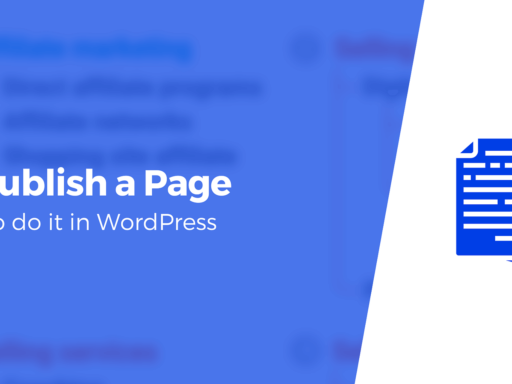 How to Unpublish a Page in WordPress (3 Methods)
