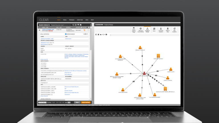 CLEAR - Investigation Solution | Thomson Reuters