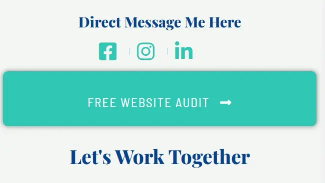 Free website audit and social media handles 