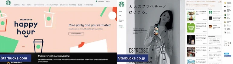 internationalization: western versus asian culture preferences