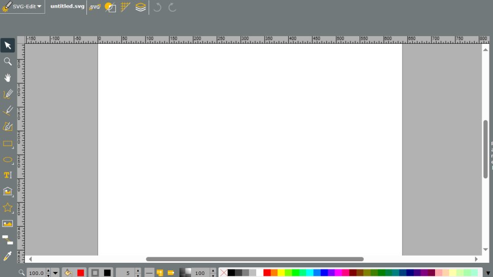 Website screenshot from SVG-Edit (January 2025)