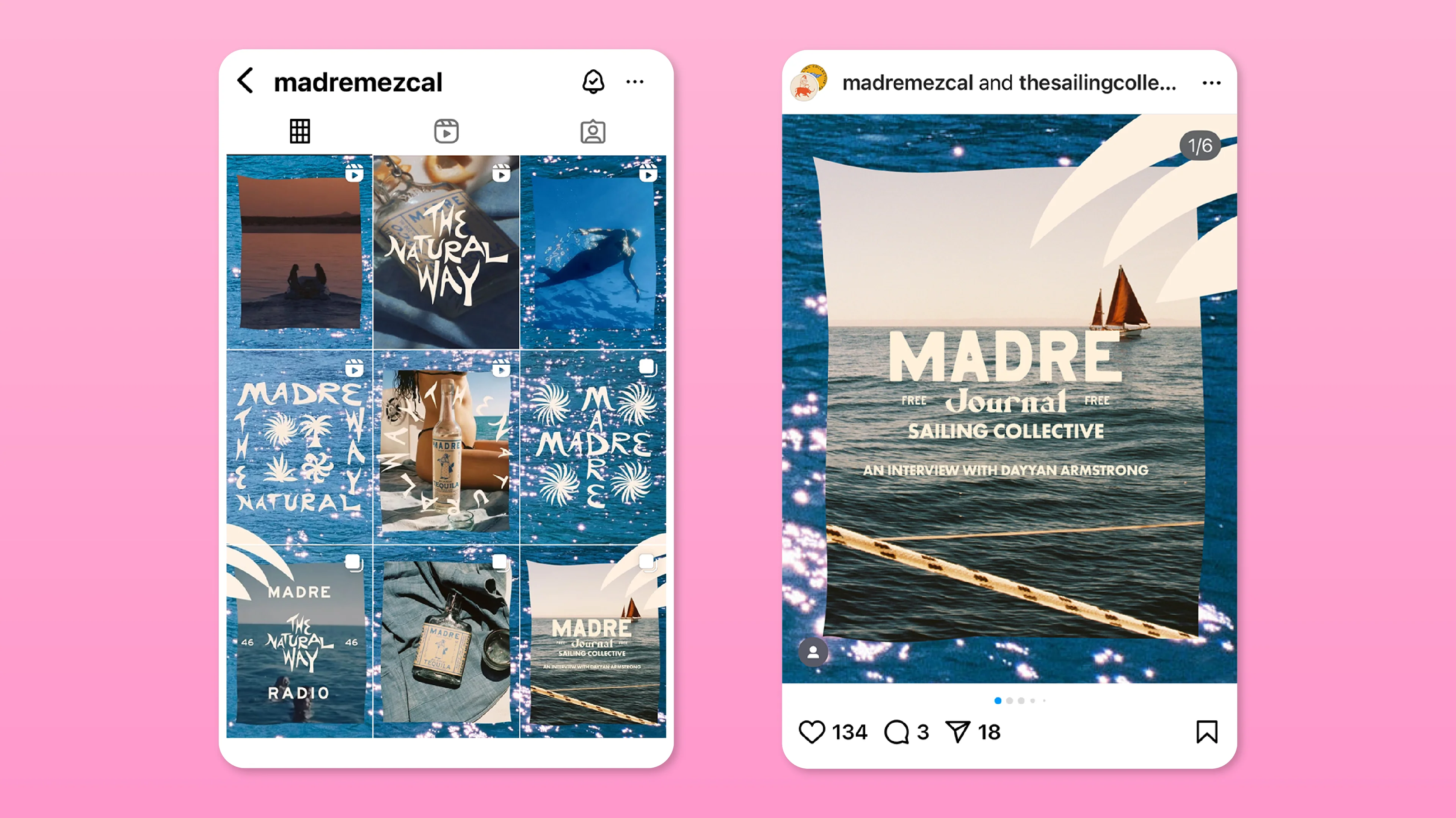 An Instagram campaign for Madre Mezcal