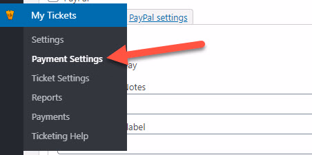 payment settings - How to sell tickets online