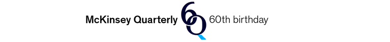 McKinsey Quarterly 60th anniversary logo
