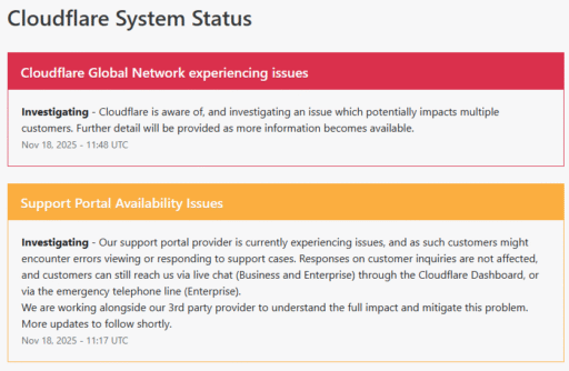 Cloudflare Suffers Global Network Outage Amid Datacenter Maintenance