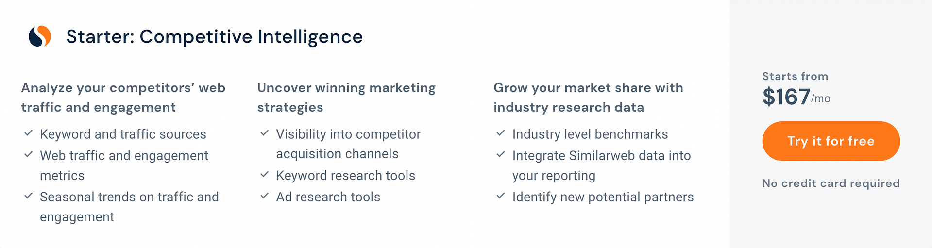 SimilarWeb pricing