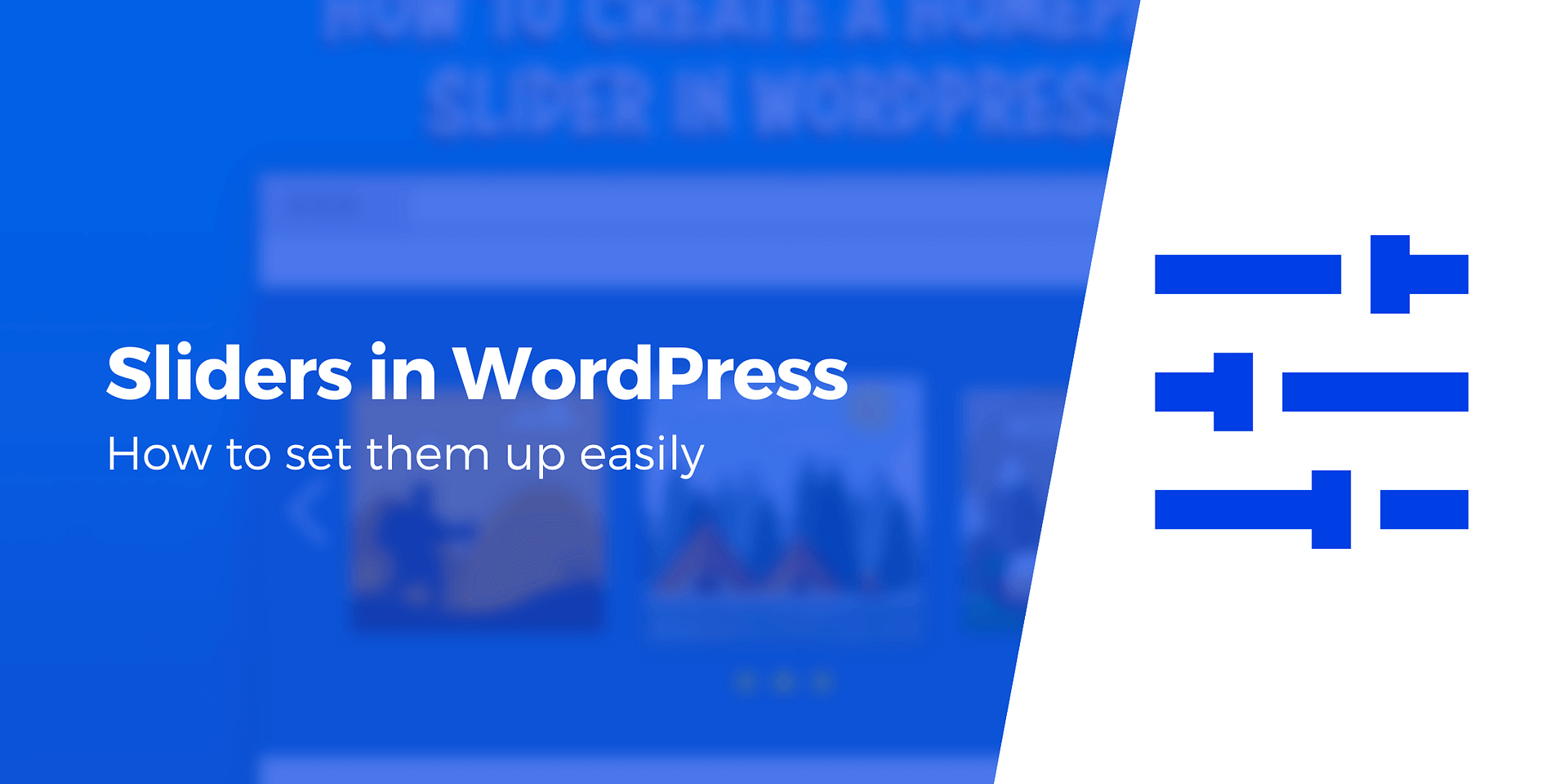 Easy Way to Add a Slider in WordPress