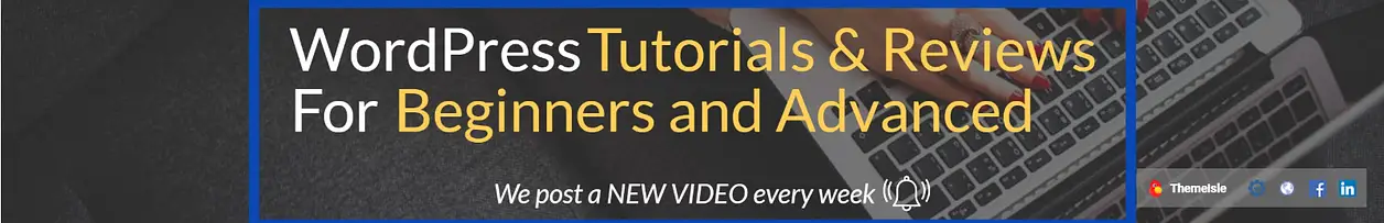 ThemeIsle's channel header.