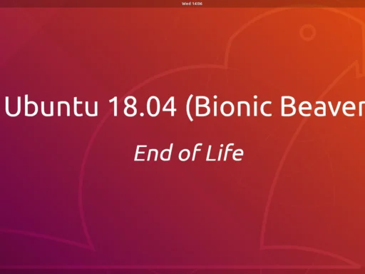 Ubuntu 18.04 LTS (Bionic Beaver) Transitions to Extended Security Maintenance