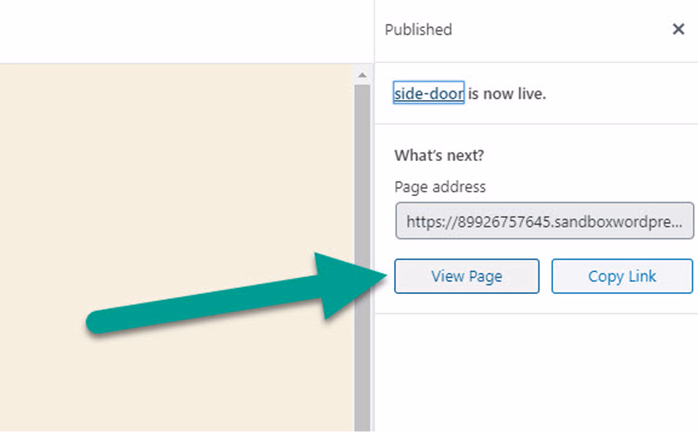 view page for WordPress Passwordless Login