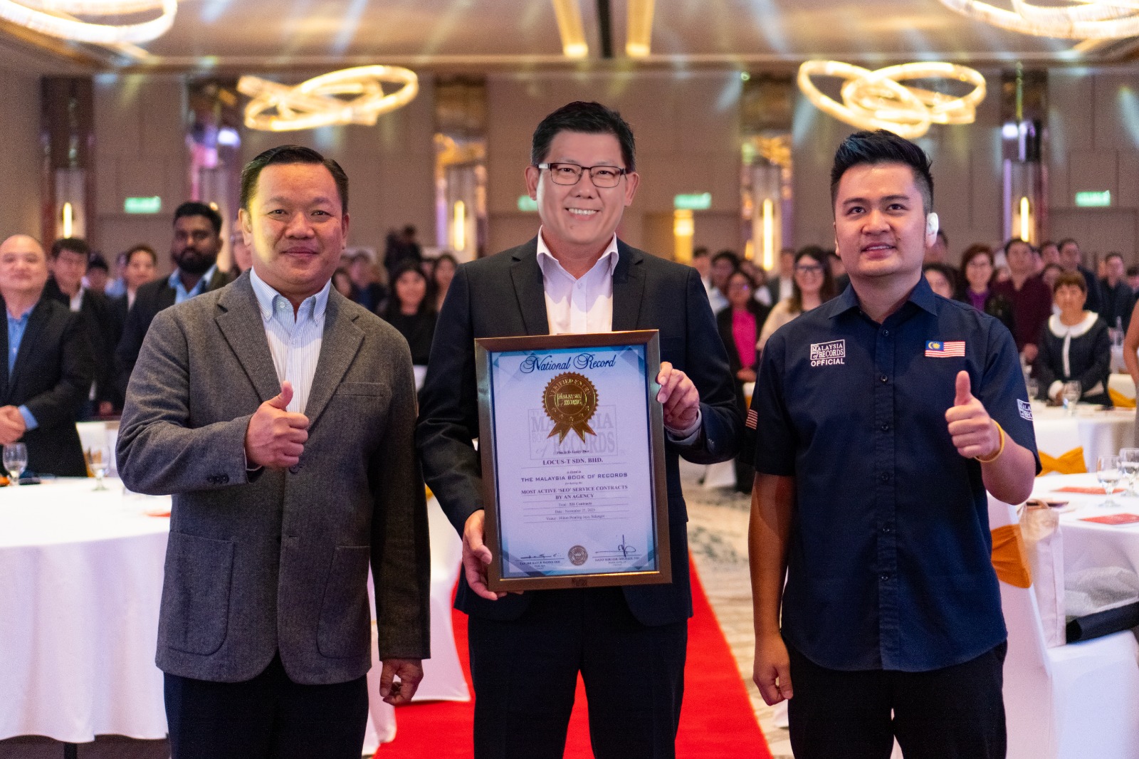 LOCUS-T gets MBR recognition for ‘Most Active SEO Service Contracts by an Agency | DagangNews