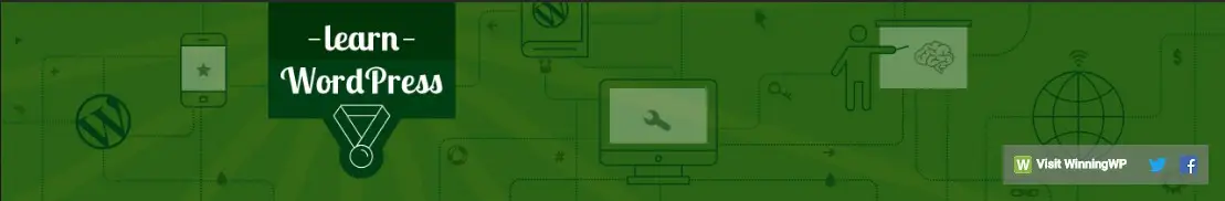 WinningWP's channel header.