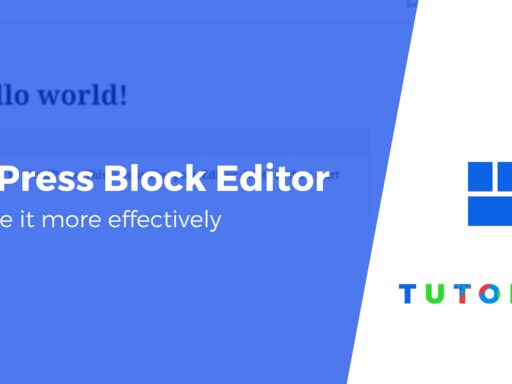 Learn the WordPress Block Editor